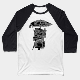 New York Hot Dog Stand Baseball T-Shirt